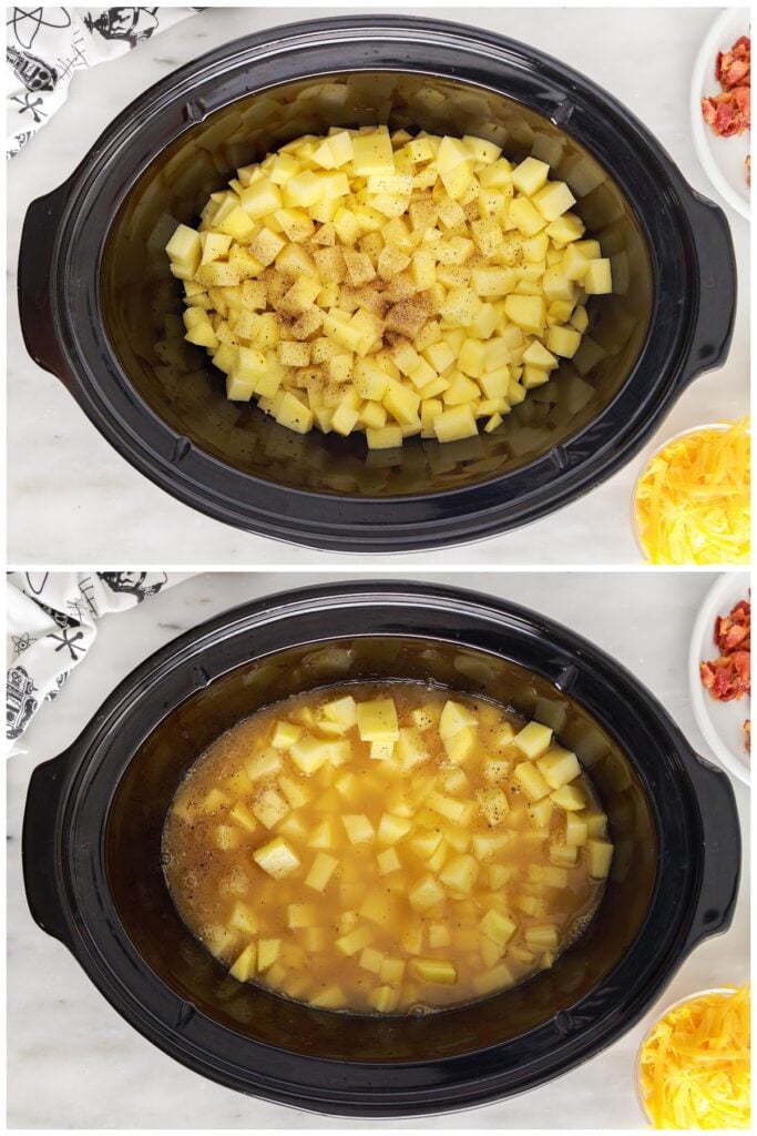 Loaded Baked Potato Soup (Crock Pot Recipe) - girl. Inspired.
