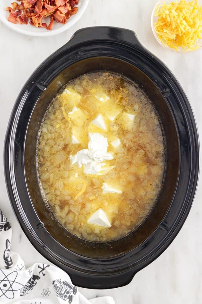 Loaded Baked Potato Soup (Crock Pot Recipe) - girl. Inspired.
