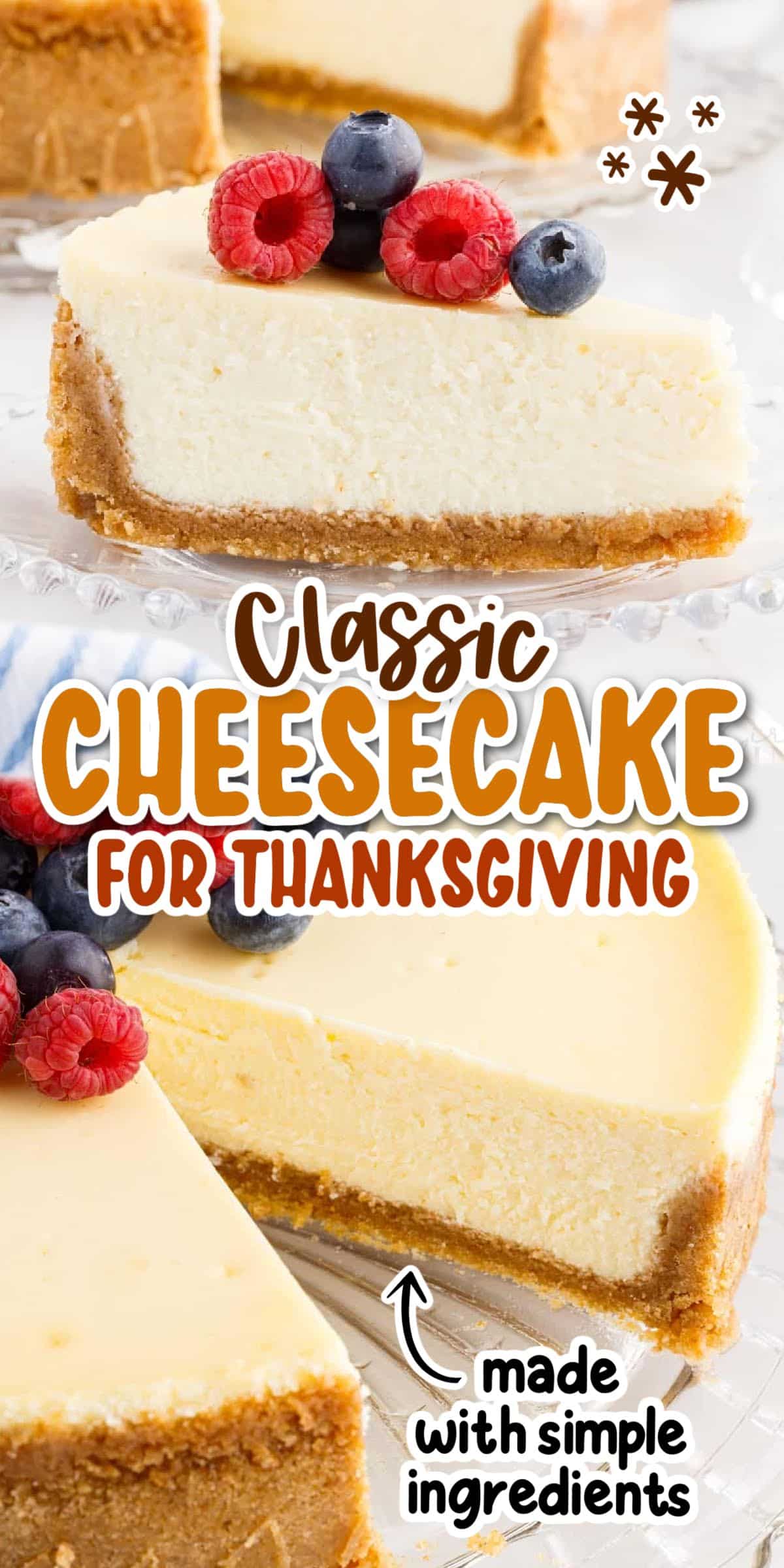 Classic Cheesecake Recipe Girl Inspired 5838