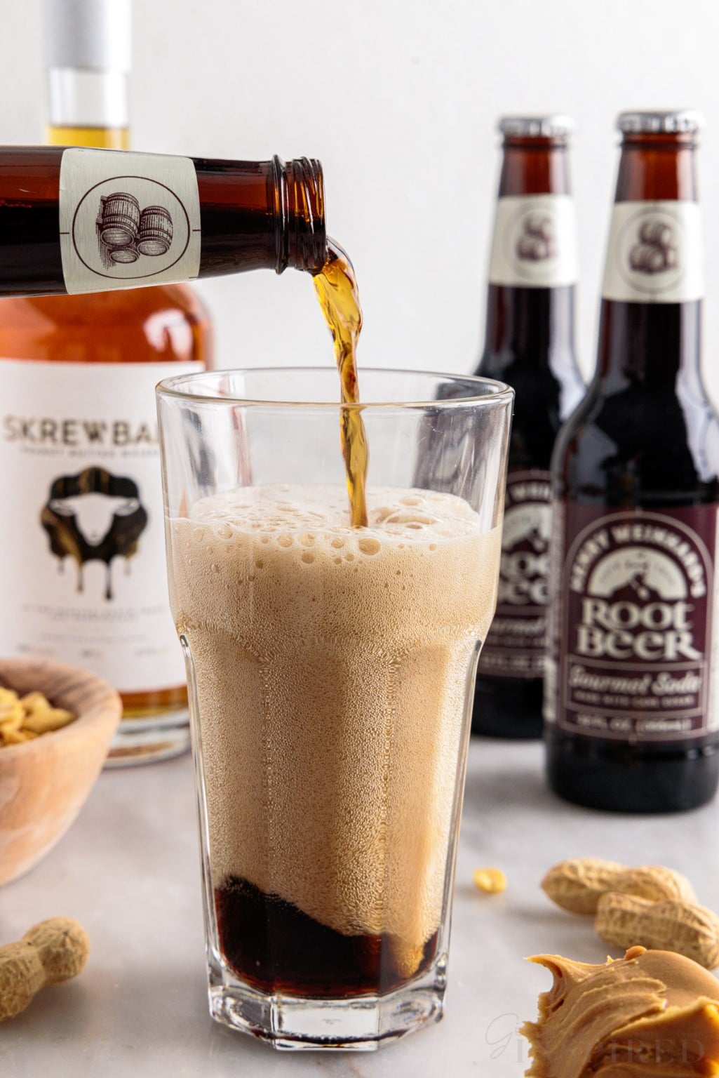 Peanut Butter Whiskey and Root Beer Float girl. Inspired.