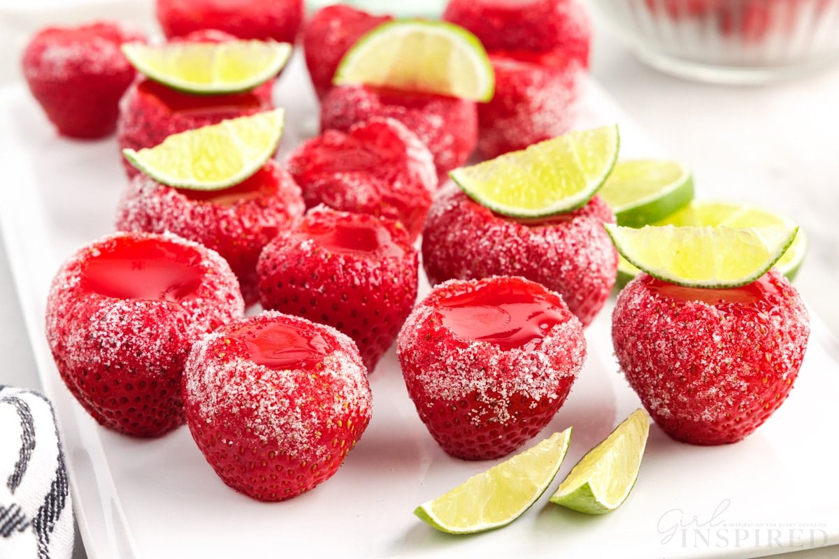 Strawberry Daiquiri Jello Shots girl. Inspired.