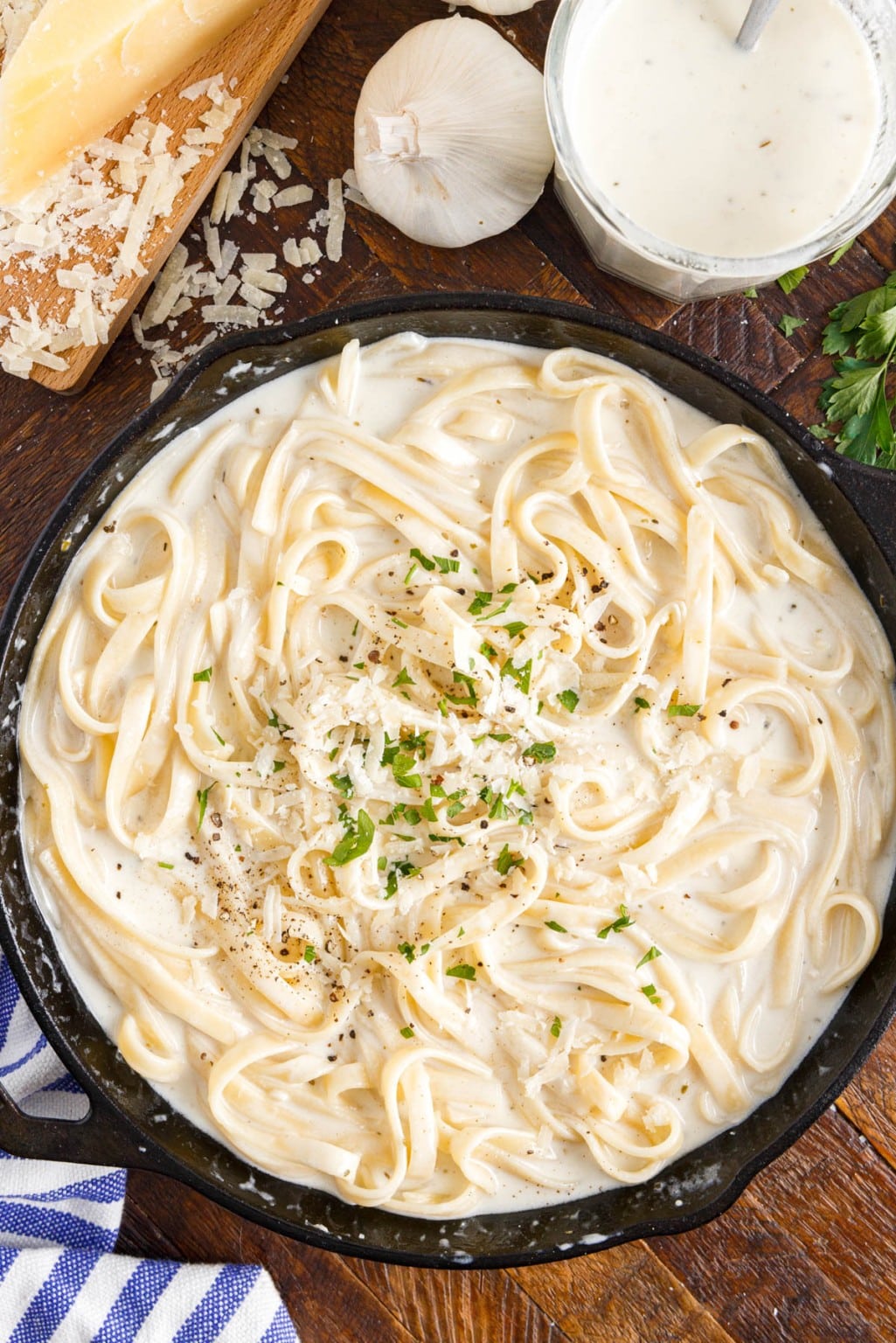 Better Than Olive Garden Fettuccine Alfredo Recipe girl. Inspired.