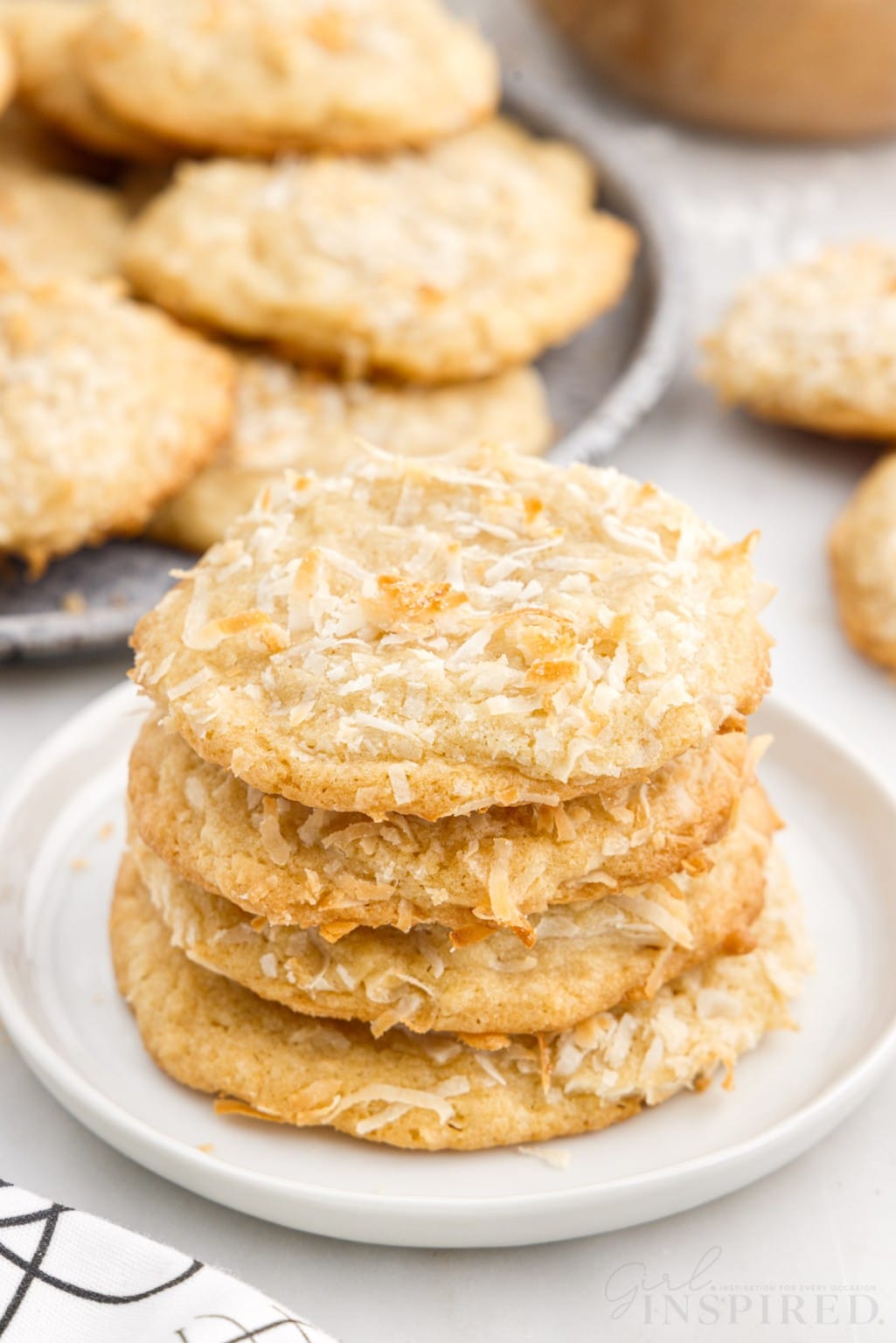 Chewy Coconut Cookies Recipe - girl. Inspired.