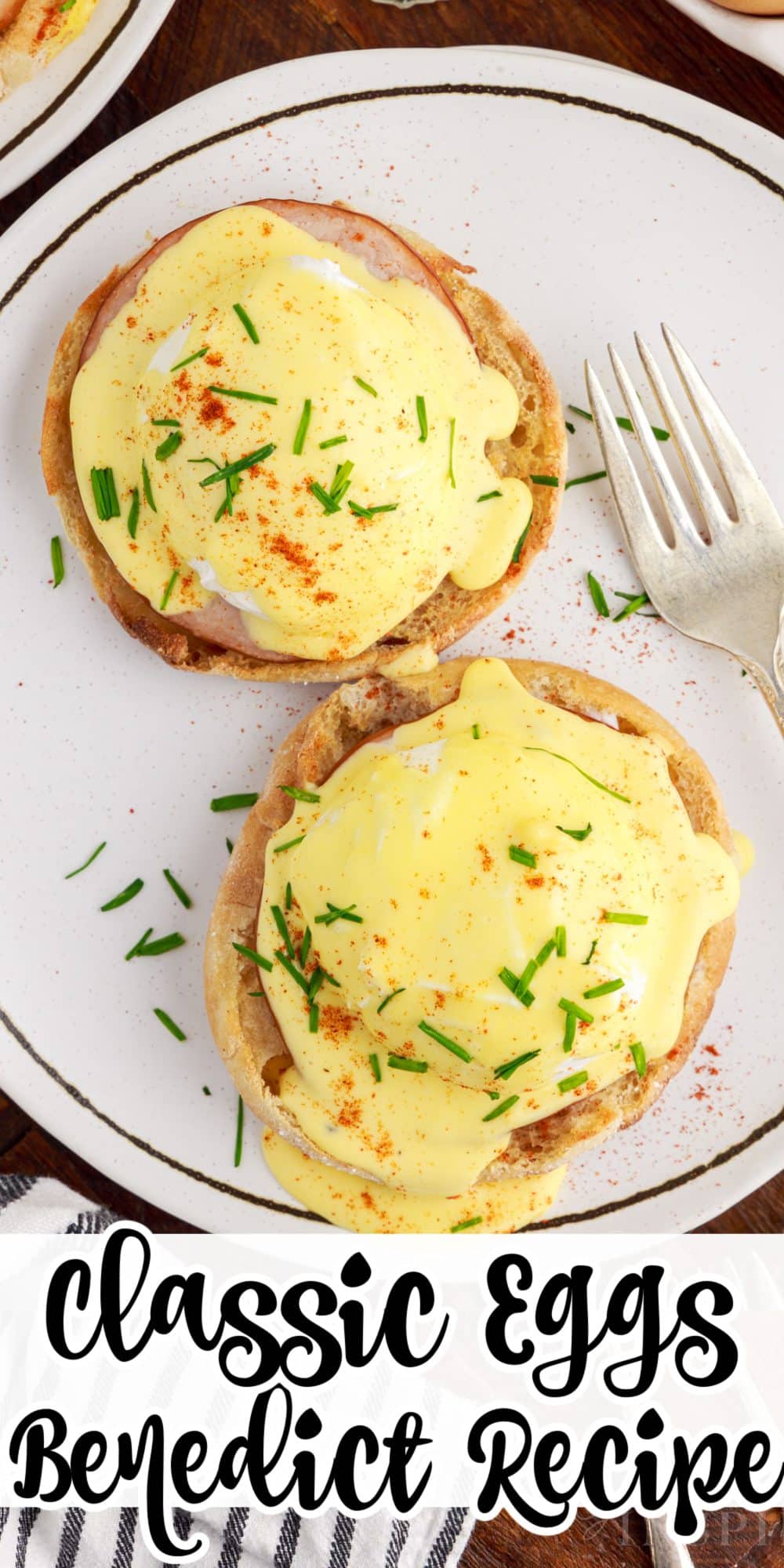 Classic Eggs Benedict girl. Inspired.