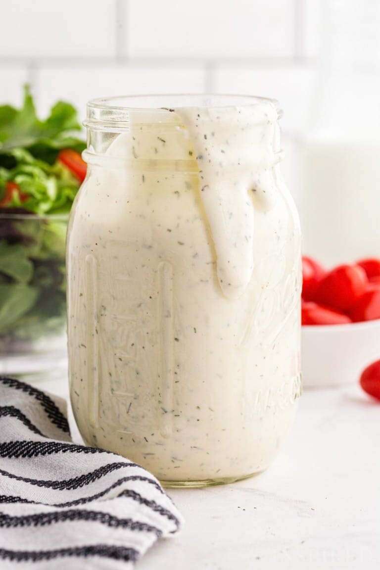 Copycat Hidden Valley Ranch Dressing Recipe girl. Inspired.