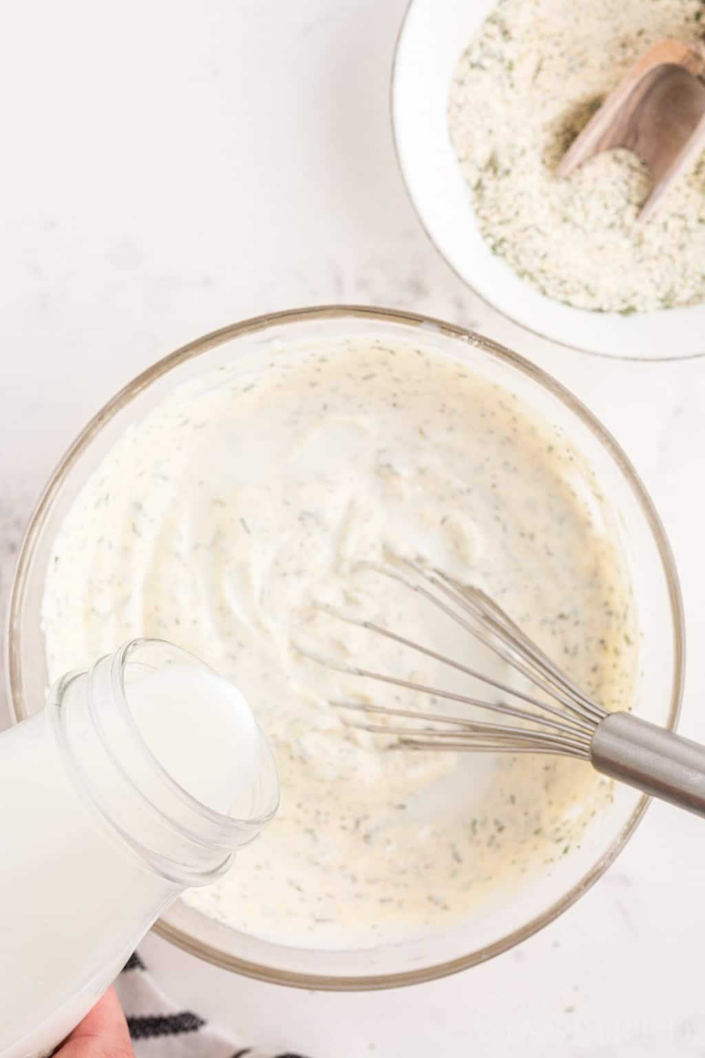 Copycat Hidden Valley Ranch Dressing Recipe girl. Inspired.