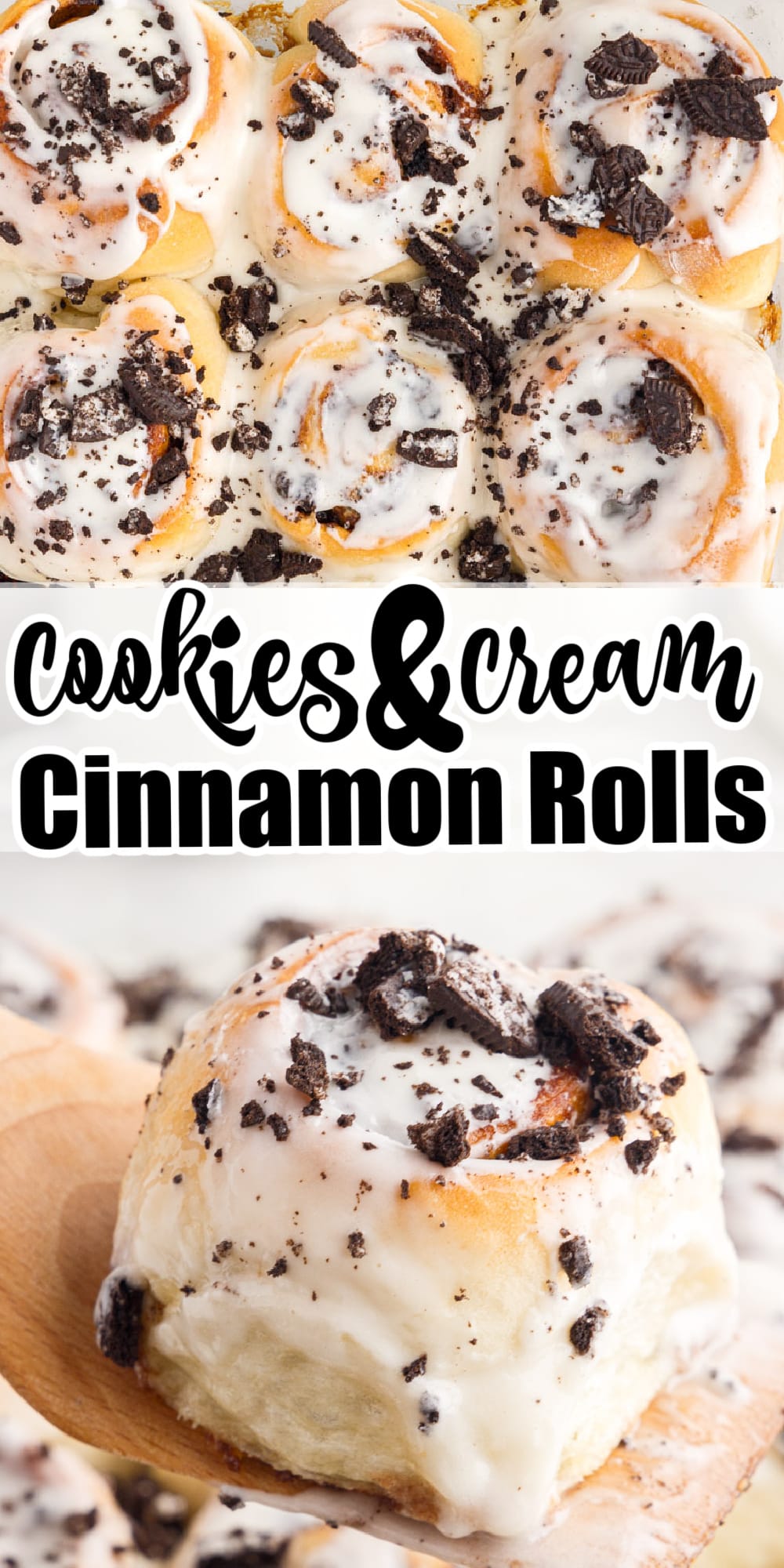 Cookies and Cream Cinnamon Rolls girl. Inspired.
