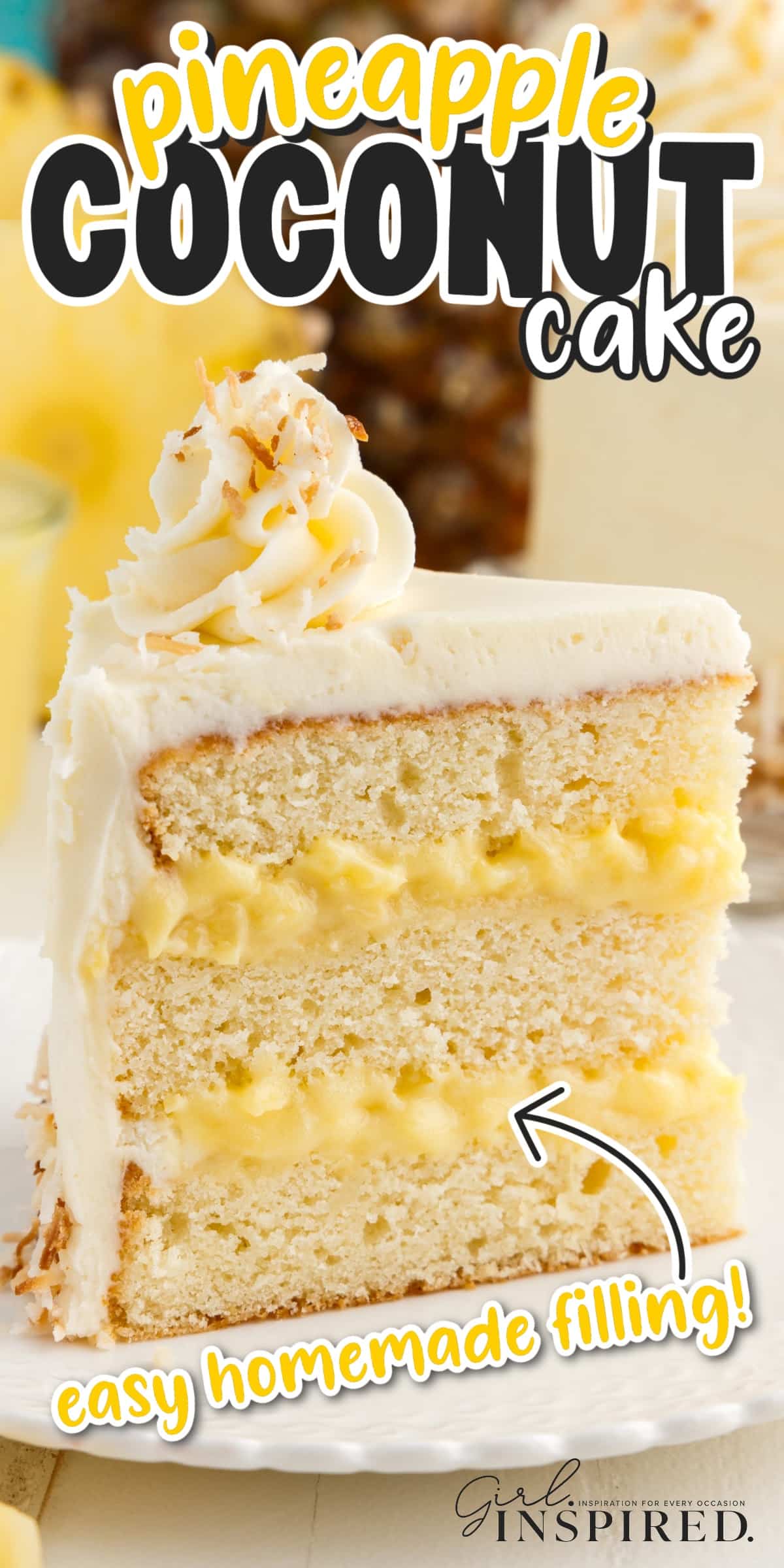 Pineapple Coconut Cake girl. Inspired.