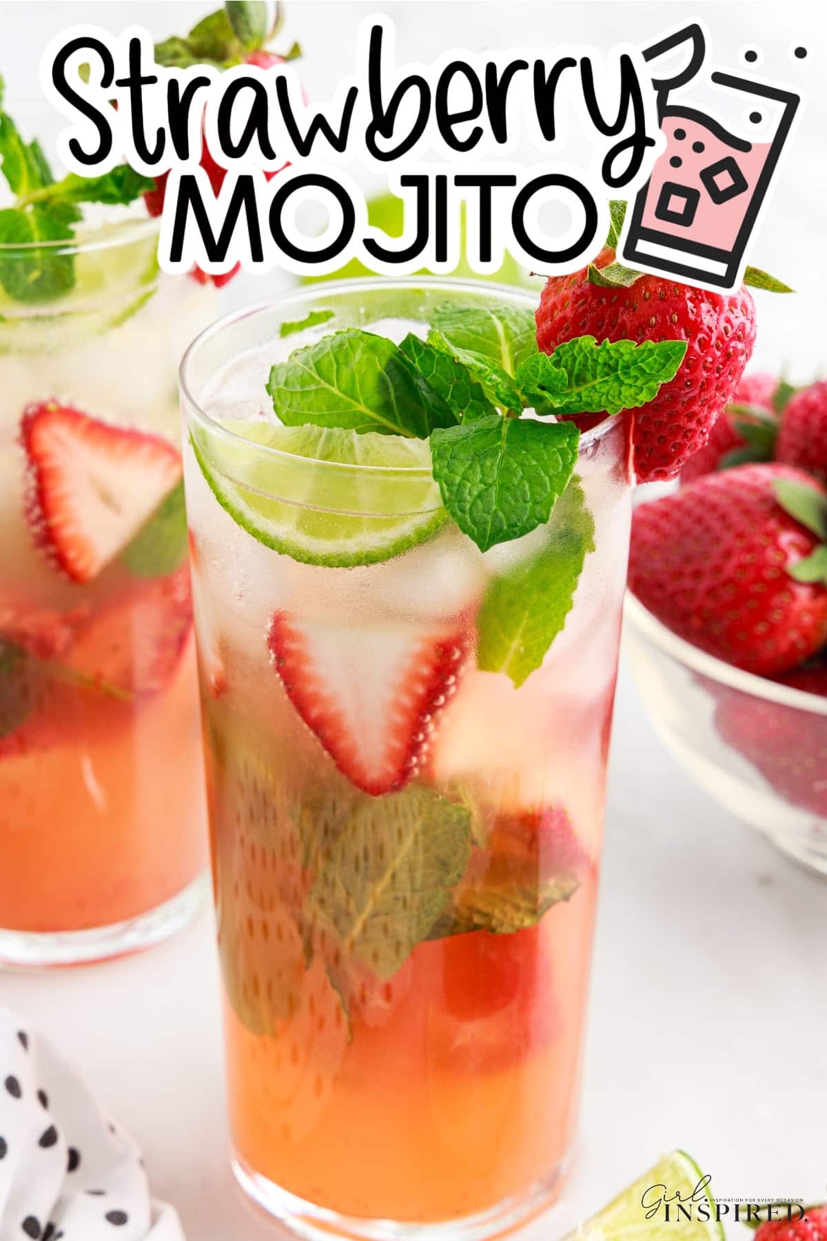 Strawberry Mojito Pitcher Cocktail Recipe