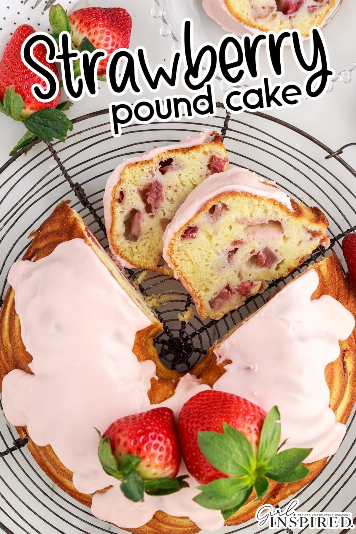 Easy & Delicious Strawberry Bundt Cake