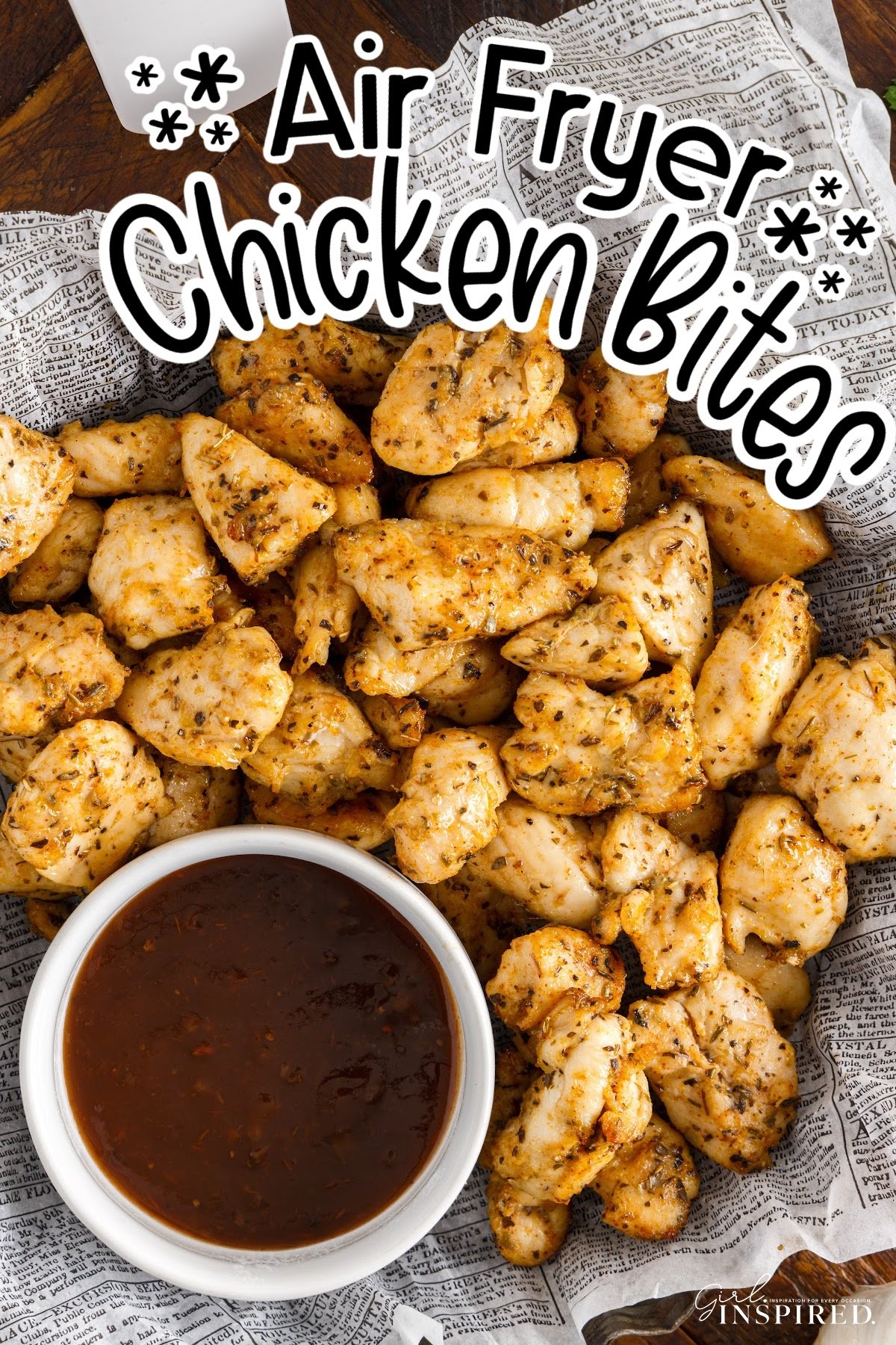 The best air fryer chicken bites! So delicious and perfect for dinner , air  fryer chicken bites