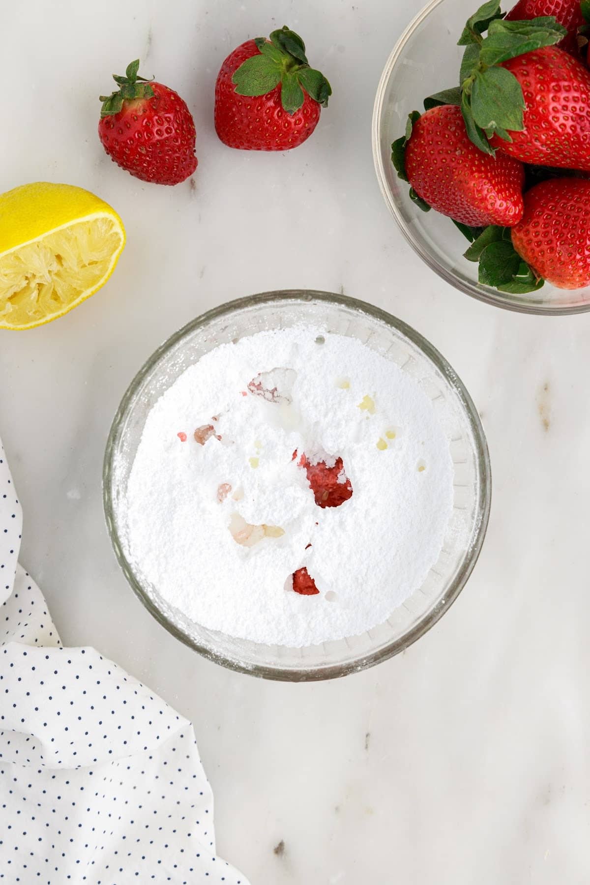 Glaze mixture ingredients in a bowl.