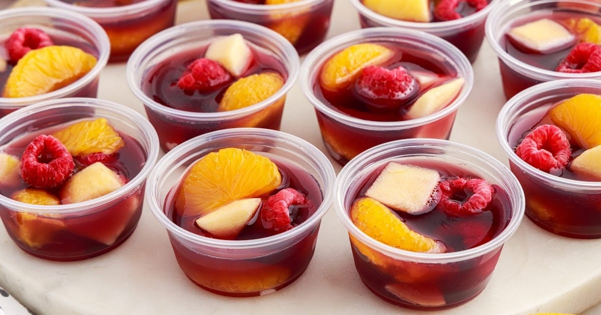 Sangria Jello Shots