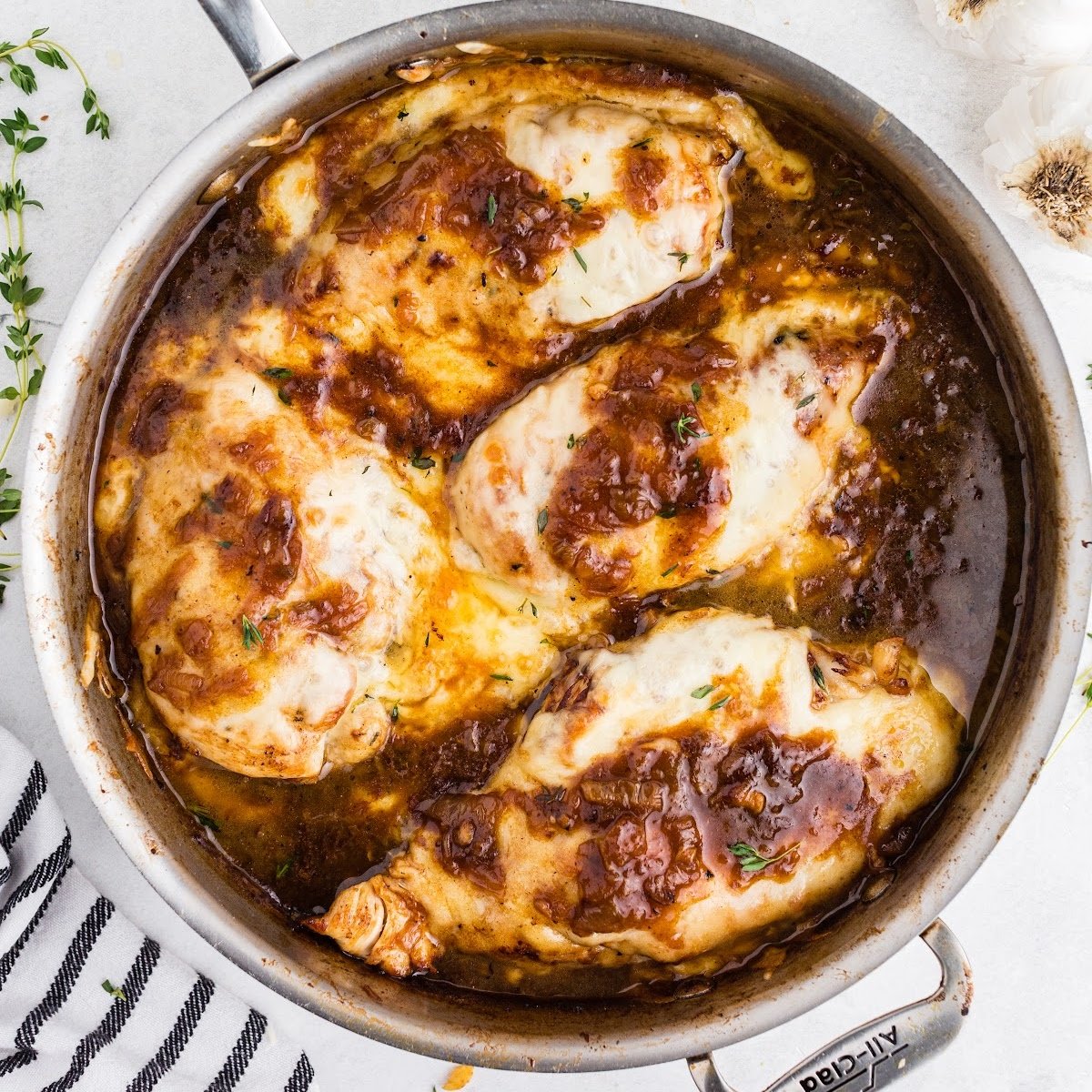 French Onion Chicken Skillet