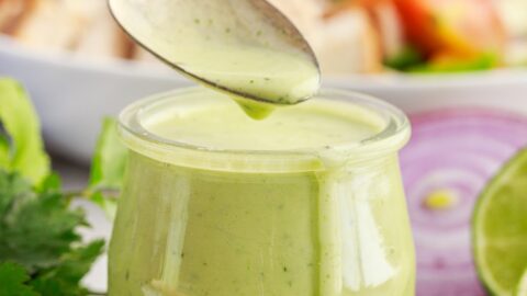 Cilantro Lime Dressing with Yogurt Cilantro Lime Dressing with Yogurt