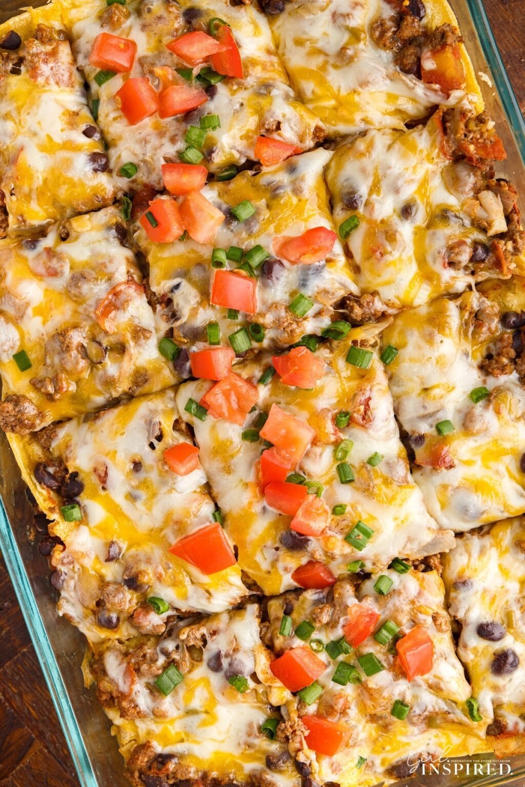 Mexican Lasagna Recipe - girl. Inspired.