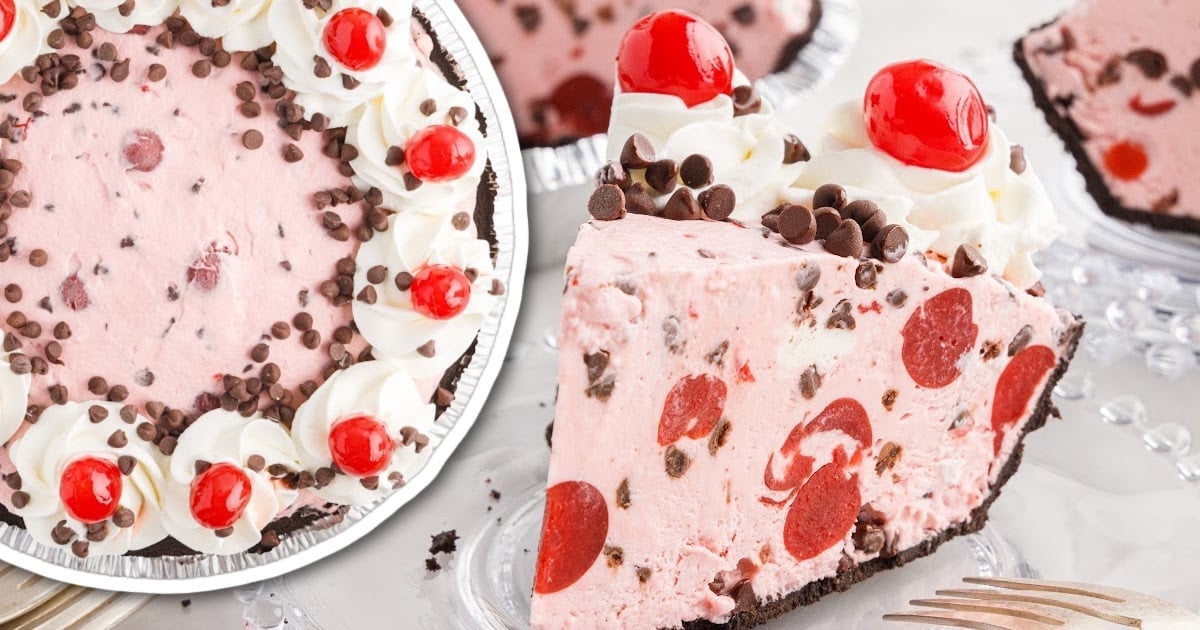 Chocolate Cherry Pie - no bake - girl. Inspired.