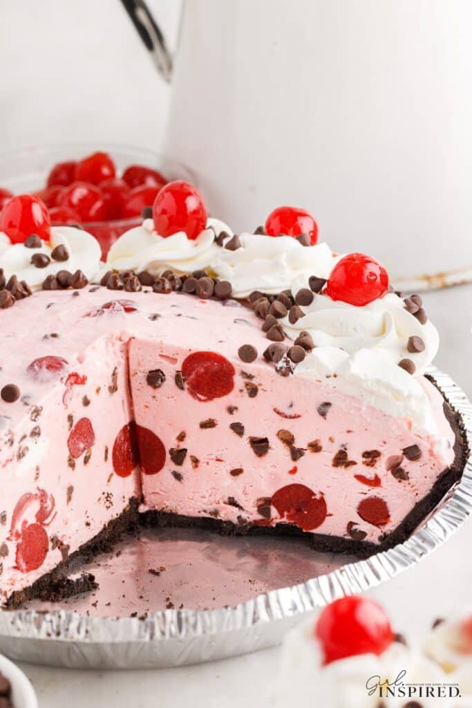 Chocolate Cherry Pie - no bake - girl. Inspired.