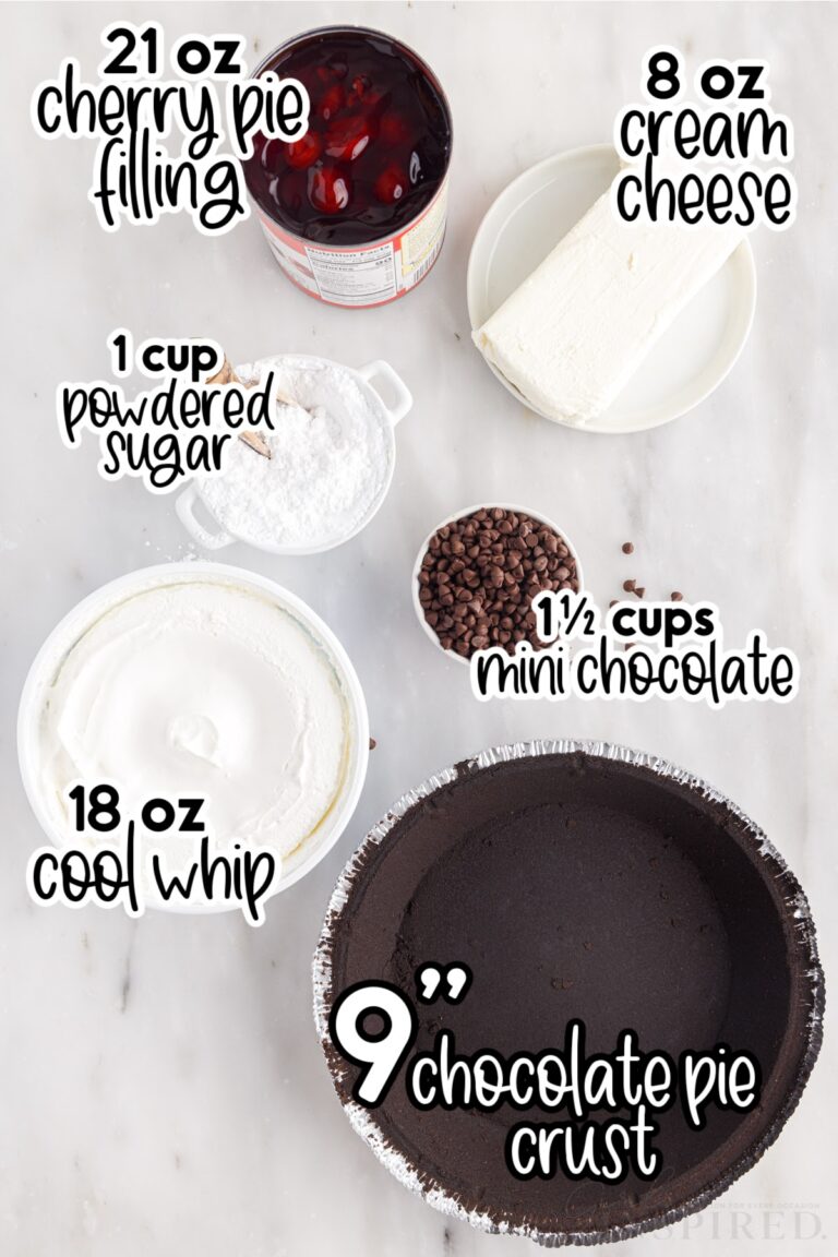 Chocolate Cherry Pie - no bake - girl. Inspired.
